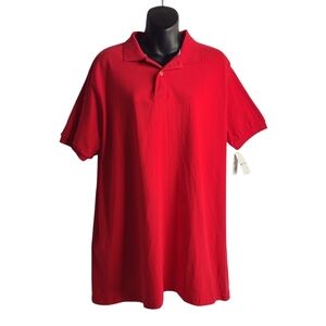 Optima Polo Shirt Men's Red Shortsleeve Size XL NWT $119
